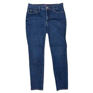 NYDJ Slimming Dark Wash Denim Legging Size 8